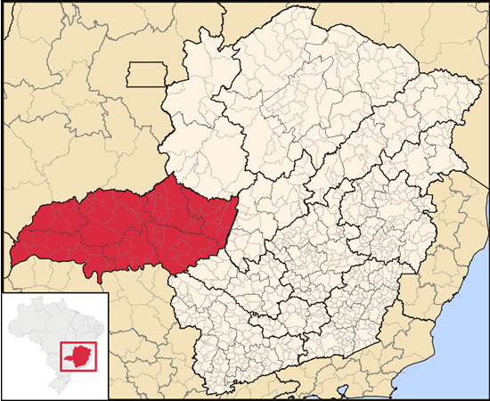 Localizao Tringulo Mineiro e Alto Paranaiba